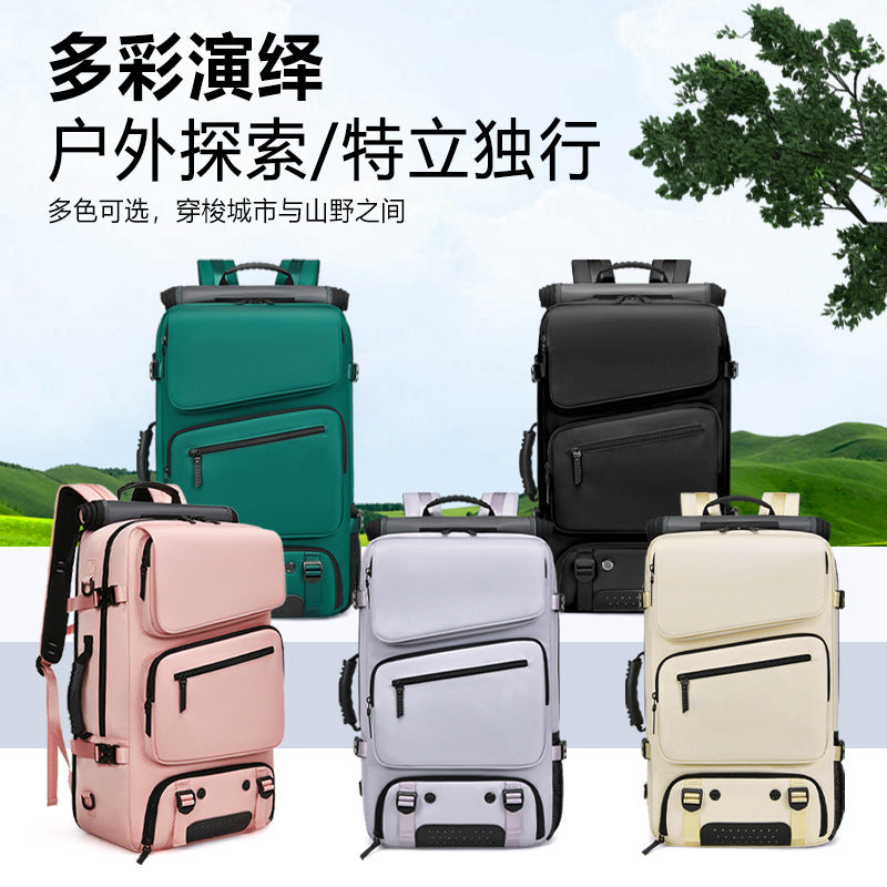 Foreign Trade Cross-border Supply Backpack Men's Large Capacity Crossbody Portable Travel Multi-functional Shoe Warehouse Sports Fitness Bag