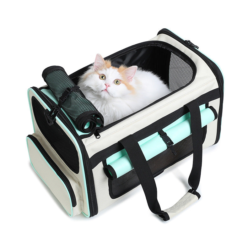 Foldable, Breathable and Lightweight Cat Bag for Carrying Pets When Traveling, Handbag for Pets, Car Bag for Cats