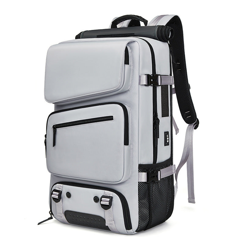 Foreign Trade Cross-border Supply Backpack Men's Large Capacity Crossbody Portable Travel Multi-functional Shoe Warehouse Sports Fitness Bag