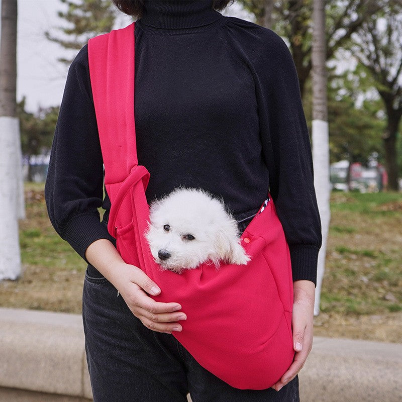 Portable Breathable Cat Carrier Bag for Outings, Pet Travel Backpack, Single-Shoulder Crossbody Bag, Large Capacity Cat Bag