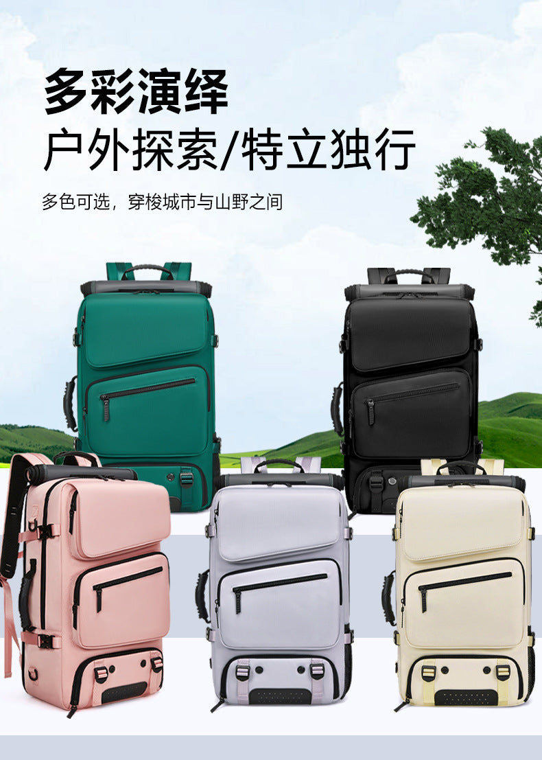 Foreign Trade Cross-border Supply Backpack Men's Large Capacity Crossbody Portable Travel Multi-functional Shoe Warehouse Sports Fitness Bag