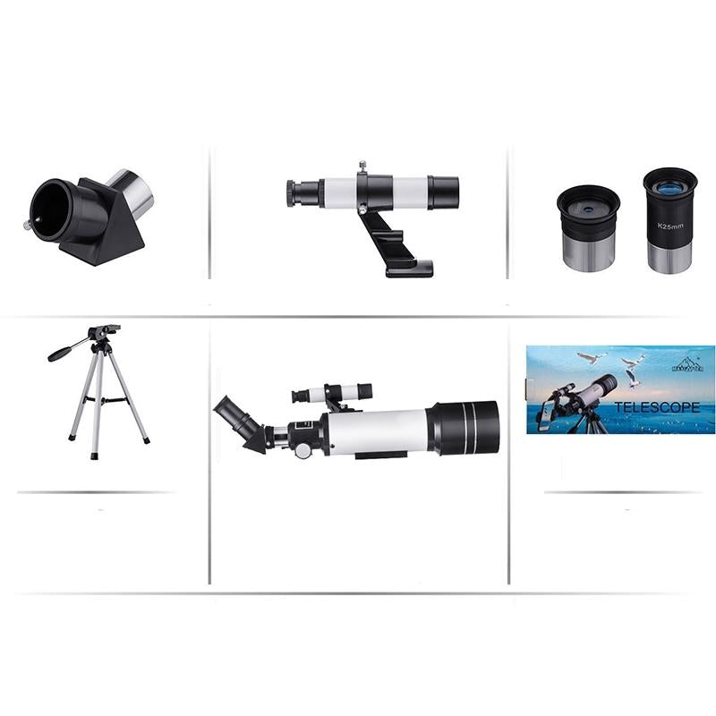 NNEIDS High Definition High Times Astronomical Telescope With Tripod - Blue 16X / 66X70-1