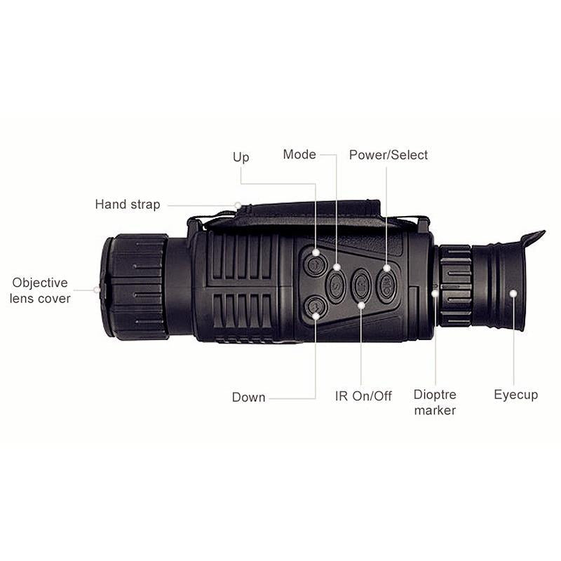 NNEIDS Usb Charging Infrared Monocular Telescope - Professional Night Vision-3