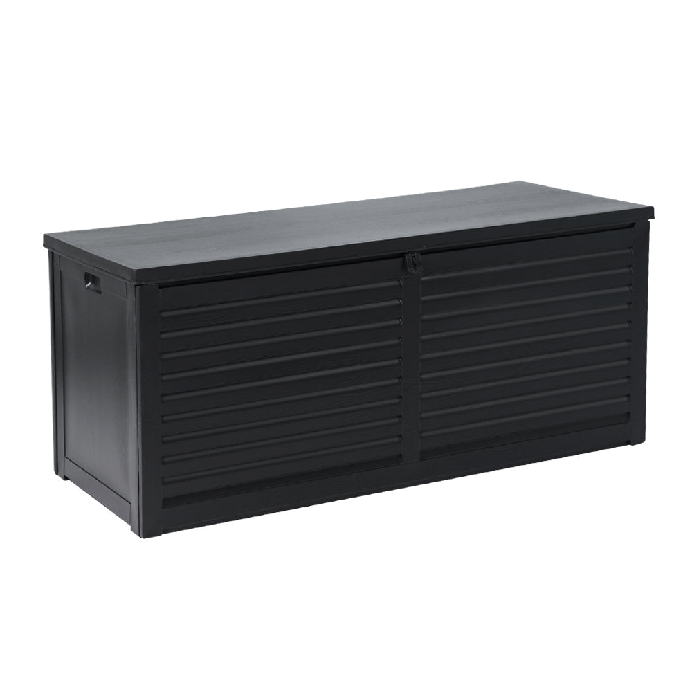 NNEDSZ Outdoor Storage Box Container Indoor Garden Toy Tool Sheds Chest 490L-3