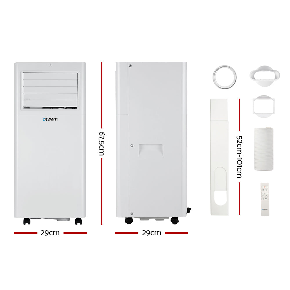 NNEDSZ Portable Air Conditioner 7000BTU Cooling Mobile Fan Cooler Dehumidifier-1