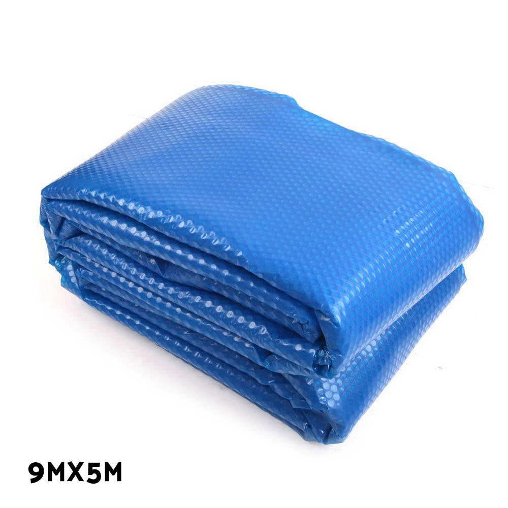 NNEDSZ Solar Swimming Pool Cover Blanket Roller Wheel Adjustable 9.5 X 5m-2