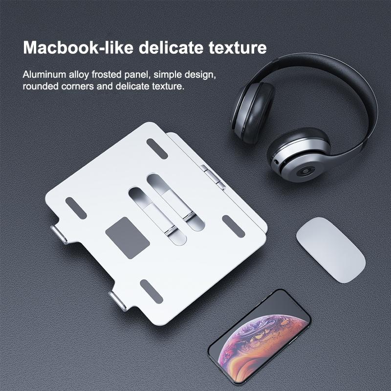 NNEIDS Adjustable Folding Laptop Stand - Aluminum Alloy-4