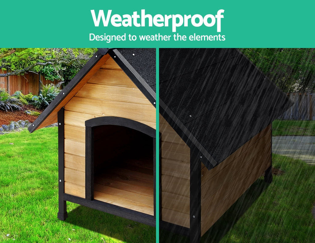 NNEDSZ Dog Kennel Kennels Outdoor Wooden Pet House Puppy Extra Large XL Outside-2