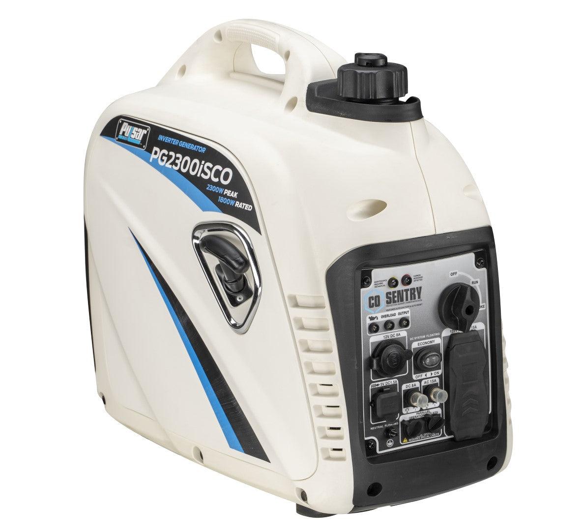 Pulsar  2300W Portable Inverter Generator with CO Shutoff, USB Port & Parallel Capability-0