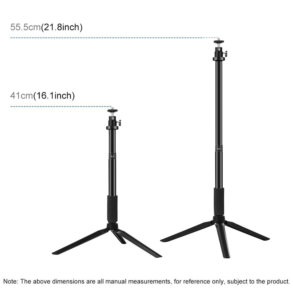 NNEIDS Live Broadcast Phone Bracket & Tripod Mount With Extension Rod & 6.2 Inch Led Ring Light Kit-4