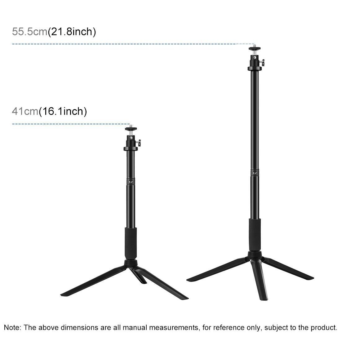 NNEIDS Live Broadcast Phone Bracket & Tripod Mount With Extension Rod & 6.2 Inch Led Ring Light Kit-4