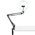NNEIDS 10.2 Ring Light With Usb 3 Modes Dual Colour Phone Clamp-0