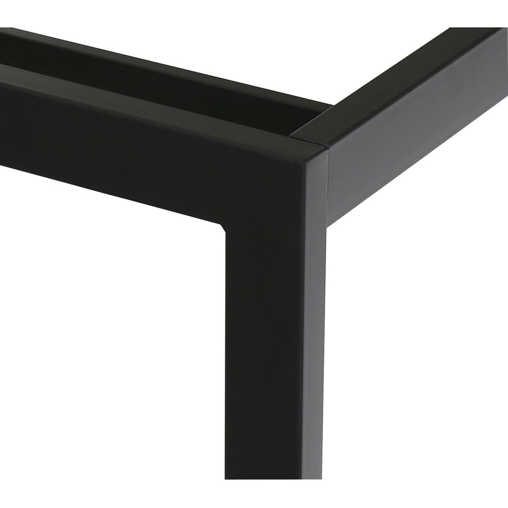 Twin size Modern Heavy Duty Black Metal Platform Bed Frame-3