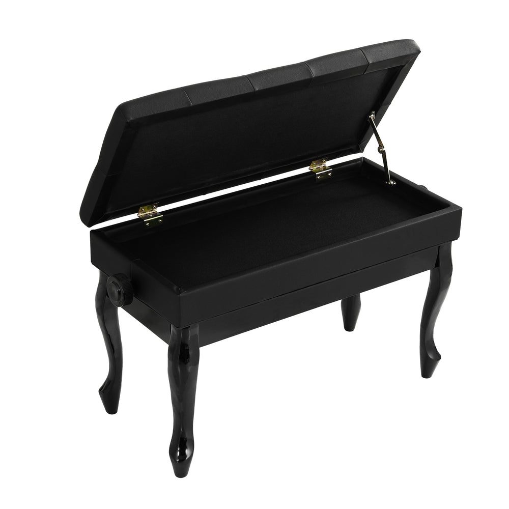 NNEDSZ Alpha Piano Bench Stool Adjustable Height Keyboard Seat-2