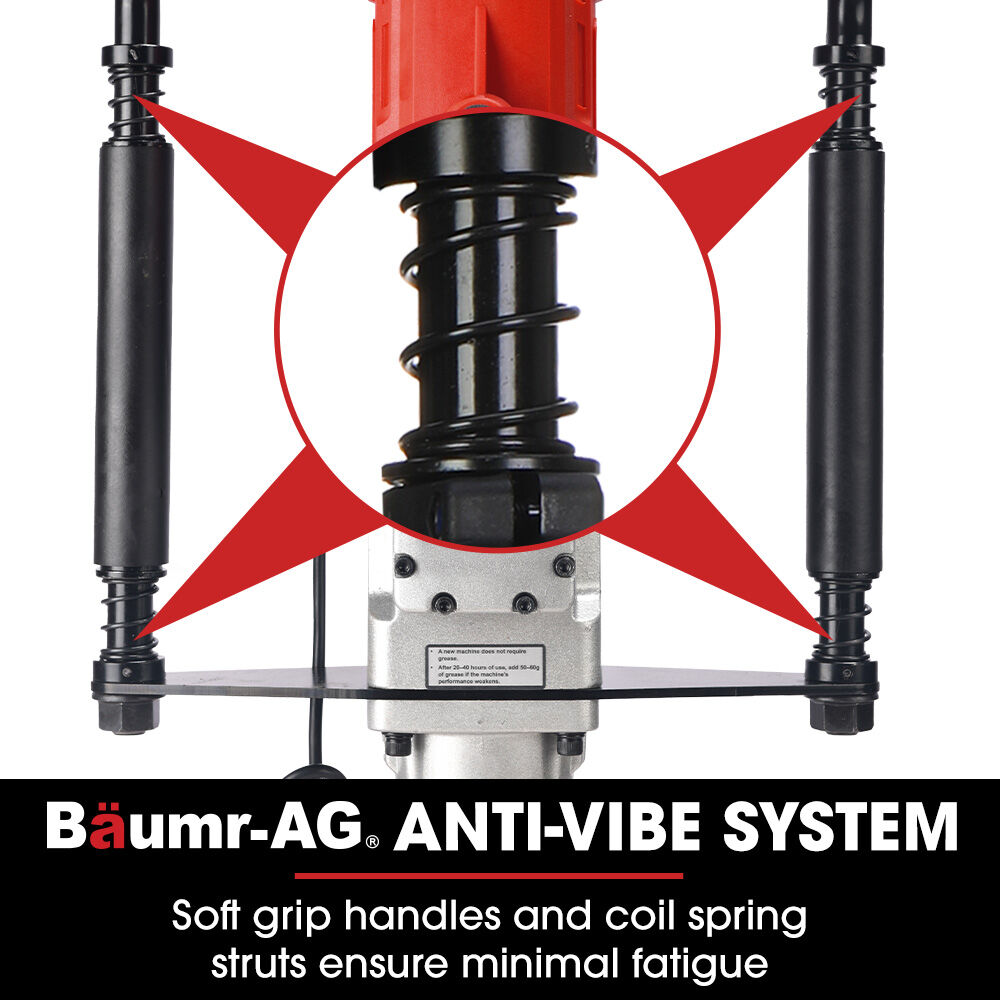 NNEMB HP360e 2200W Electric Post Driver, with 2 Piling Socket Sleeves-2
