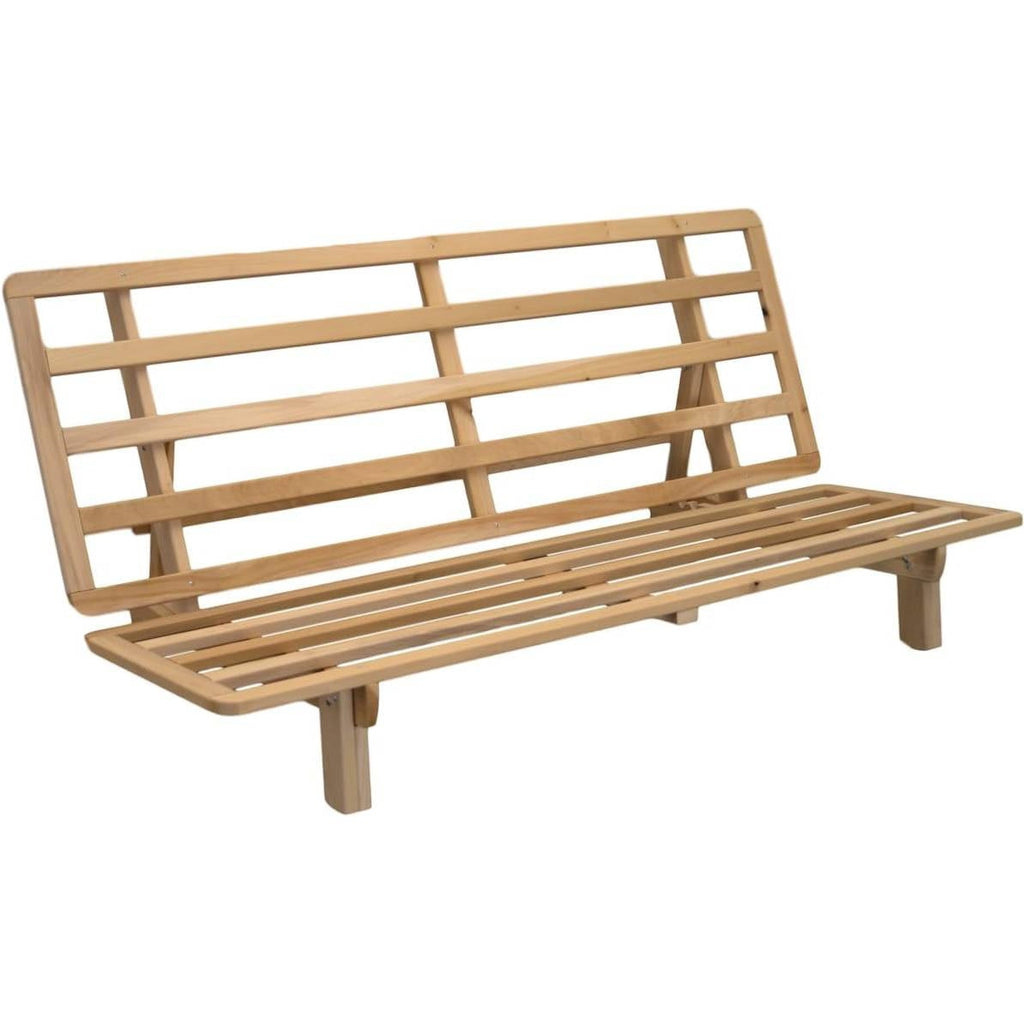 Queen size Solid Wood Futon Sofa Bed Frame - Made in the USA-0