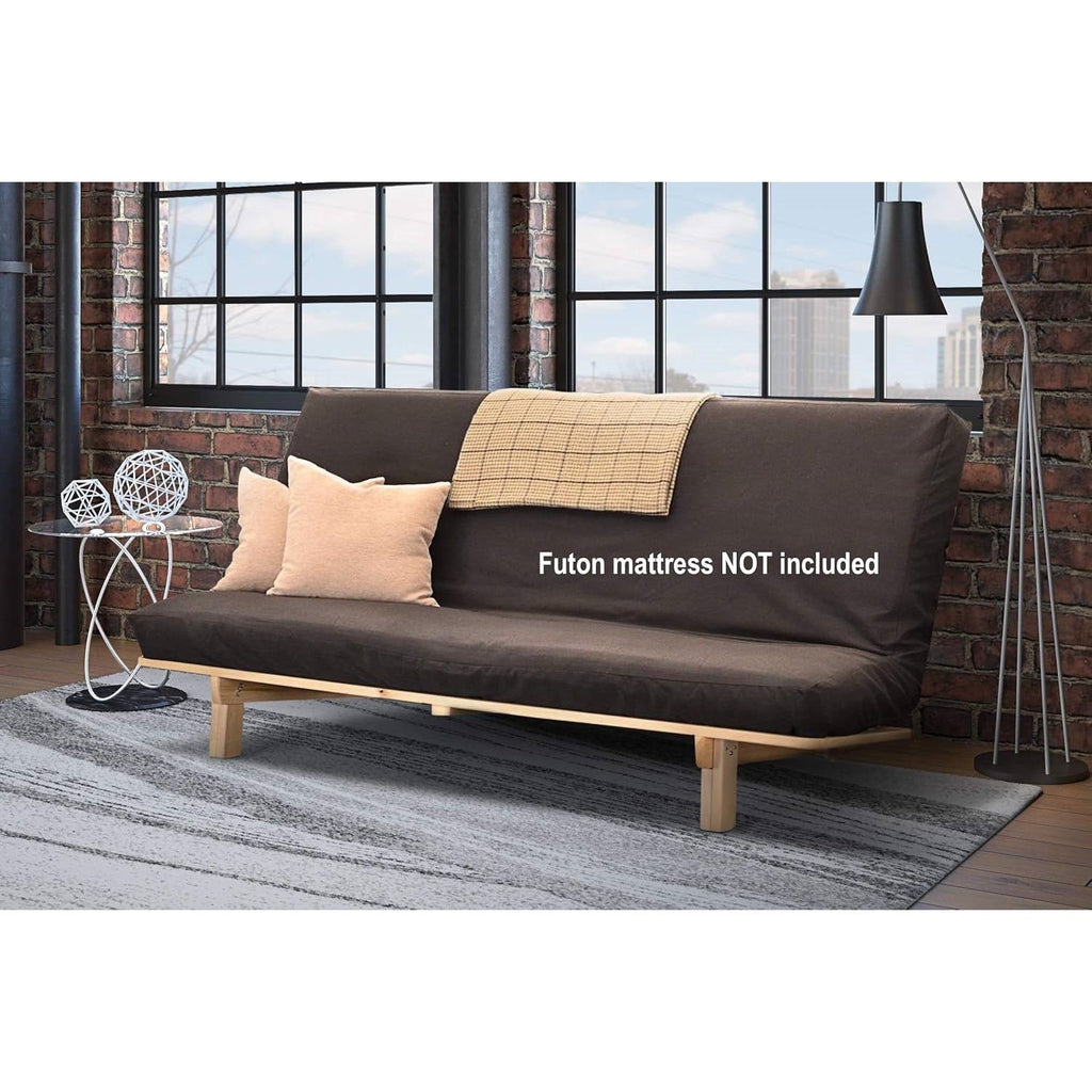 Queen size Solid Wood Futon Sofa Bed Frame - Made in the USA-1