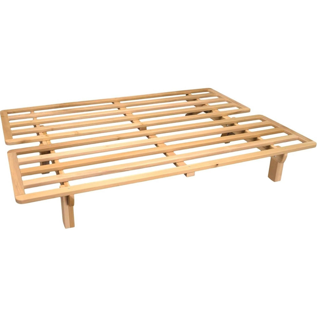 Queen size Solid Wood Futon Sofa Bed Frame - Made in the USA-2