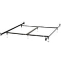 Queen Metal Bed Frame with Bolt-on Headboard Footboard Brackets-0