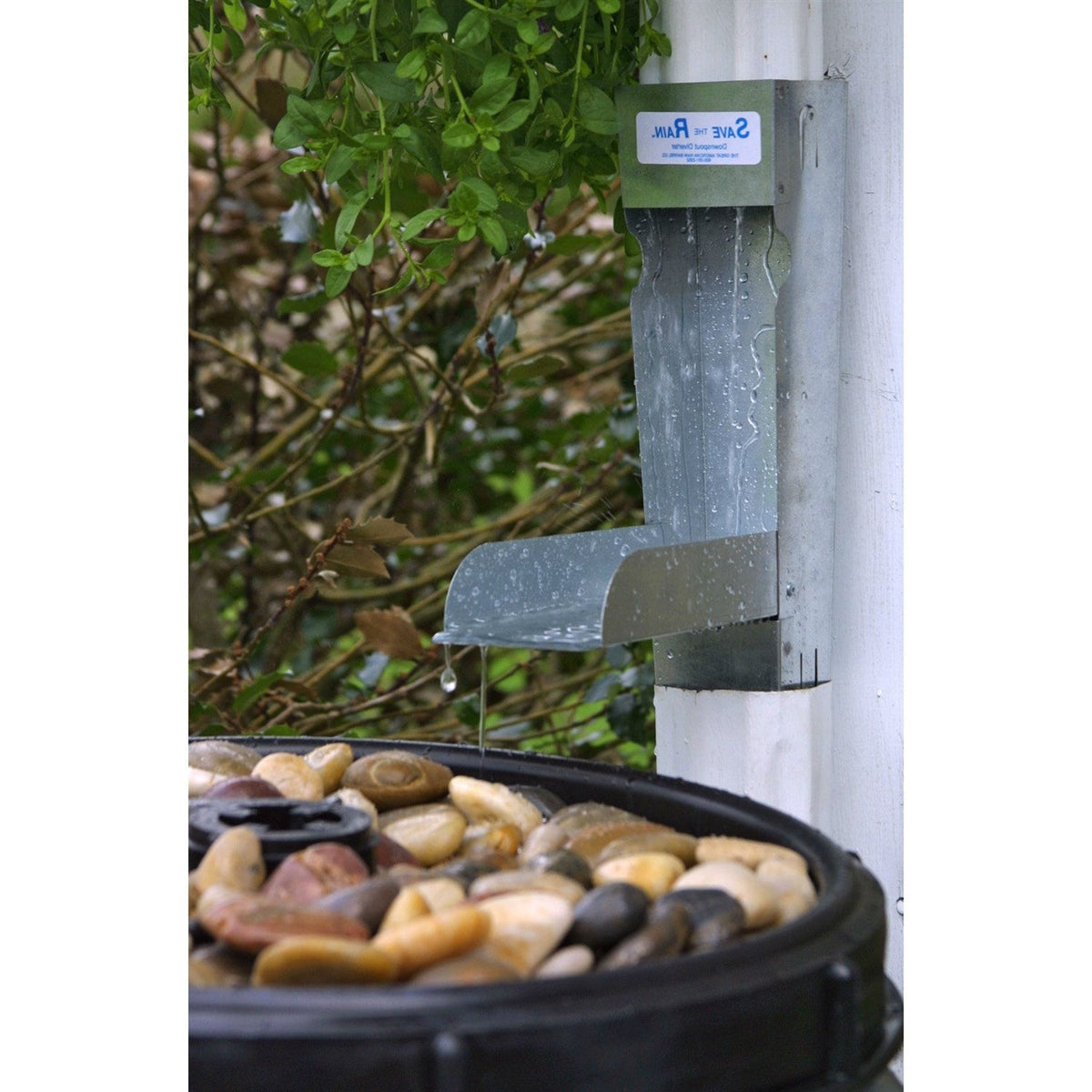 60-Gallon Rain Barrel in Earth Brown Food Grade Plastic-1
