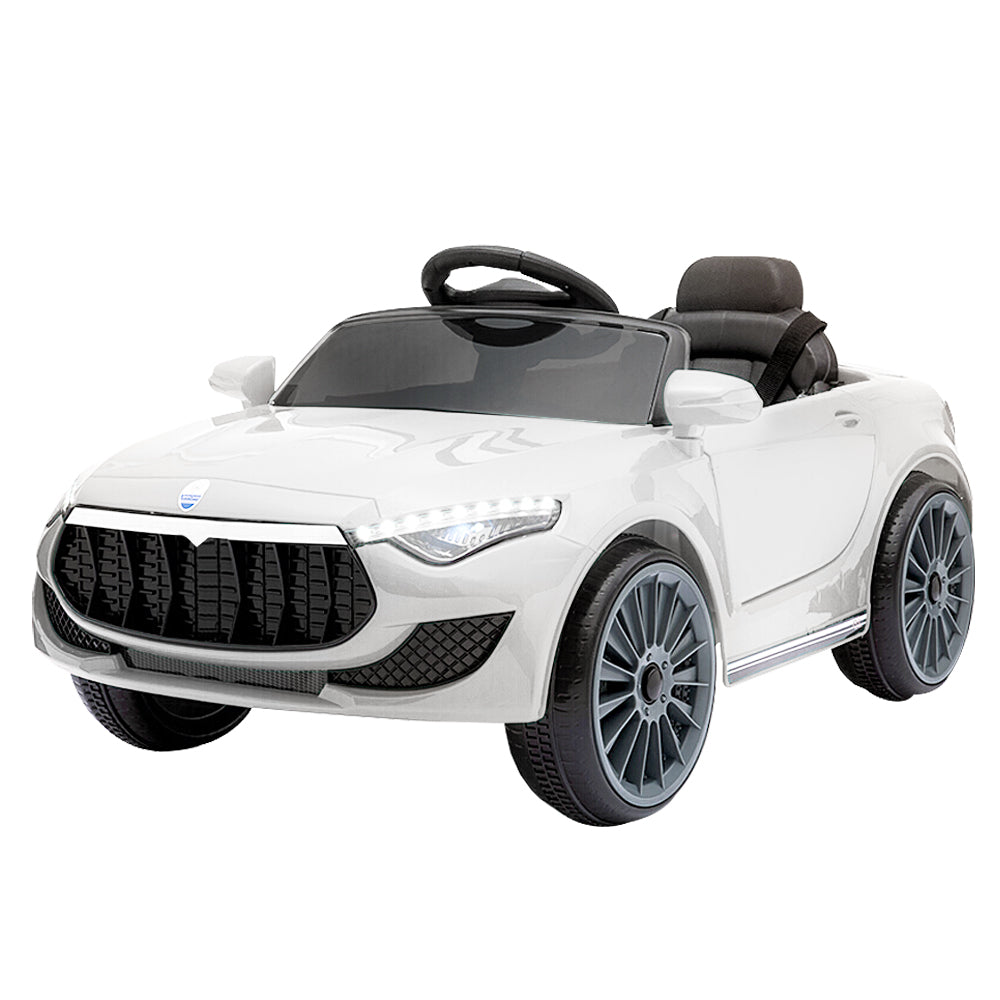 NNEDSZ Kids Ride On Car Electric Toys 12V Battery Remote Control White MP3 LED-0