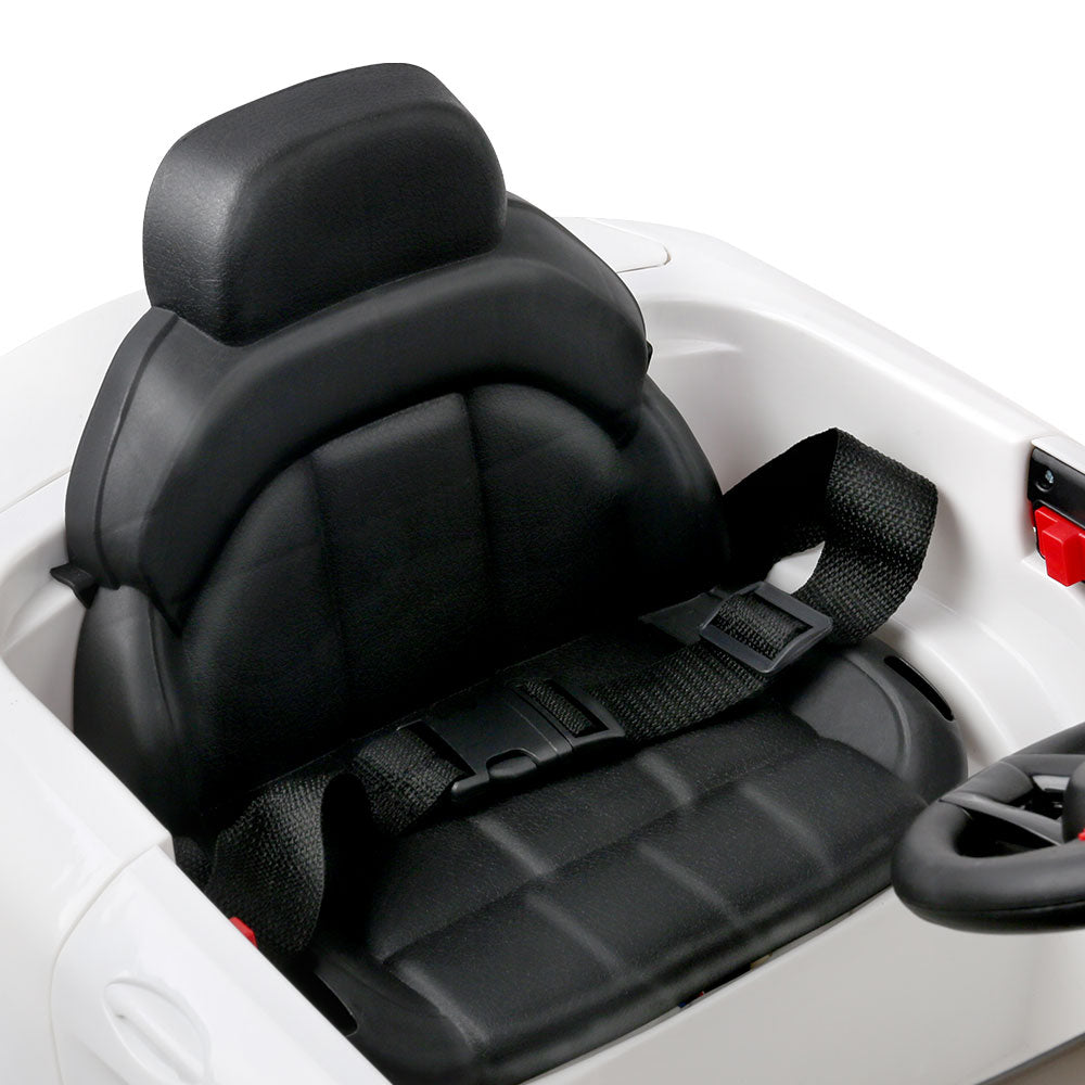 NNEDSZ Kids Ride On Car Electric Toys 12V Battery Remote Control White MP3 LED-2