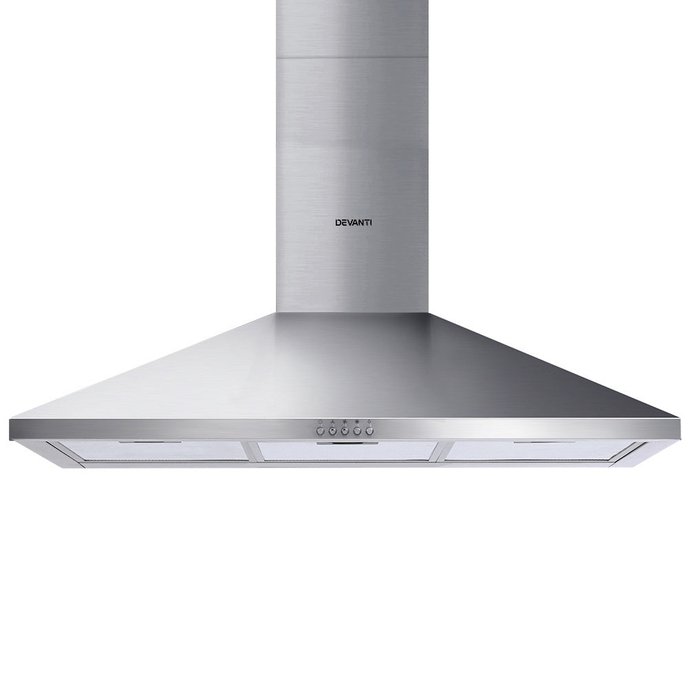NNEDSZ Range Hood 90cm 900mm Kitchen Canopy Stainless Steel Rangehood Wall Mount-1