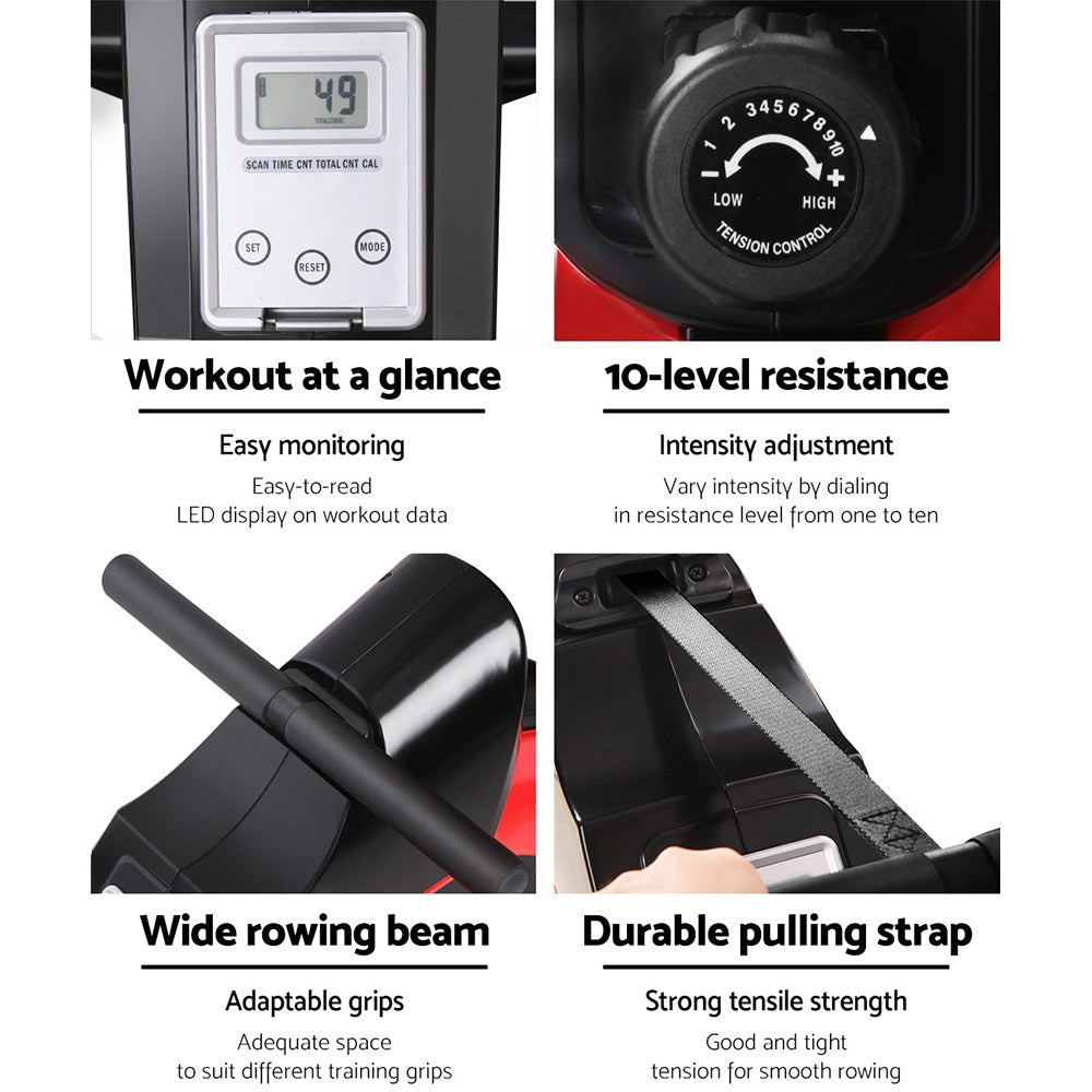 NNEDSZ Resistance Rowing Exercise Machine-3