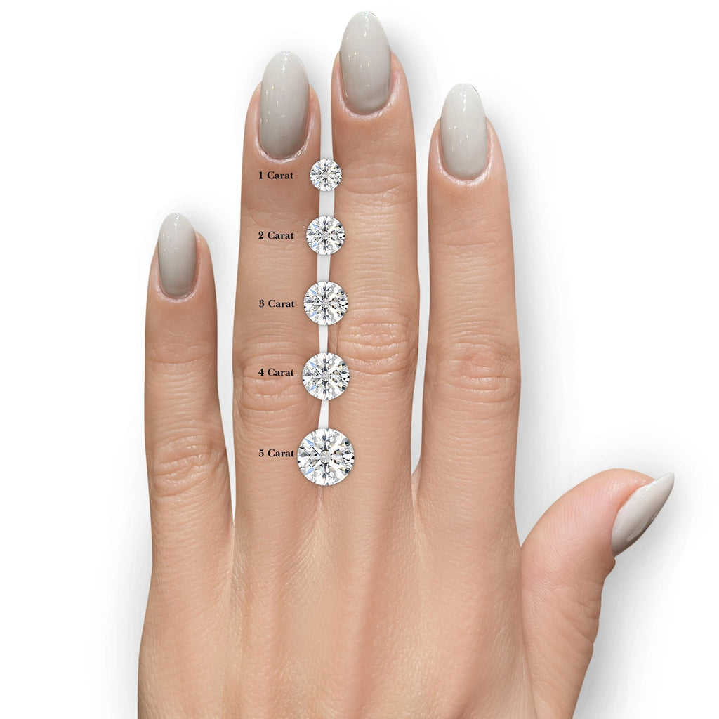AGI Certified 2.50 CTW Lab Grown Diamond Screw Back Stud Earrings in 14K White Gold-4
