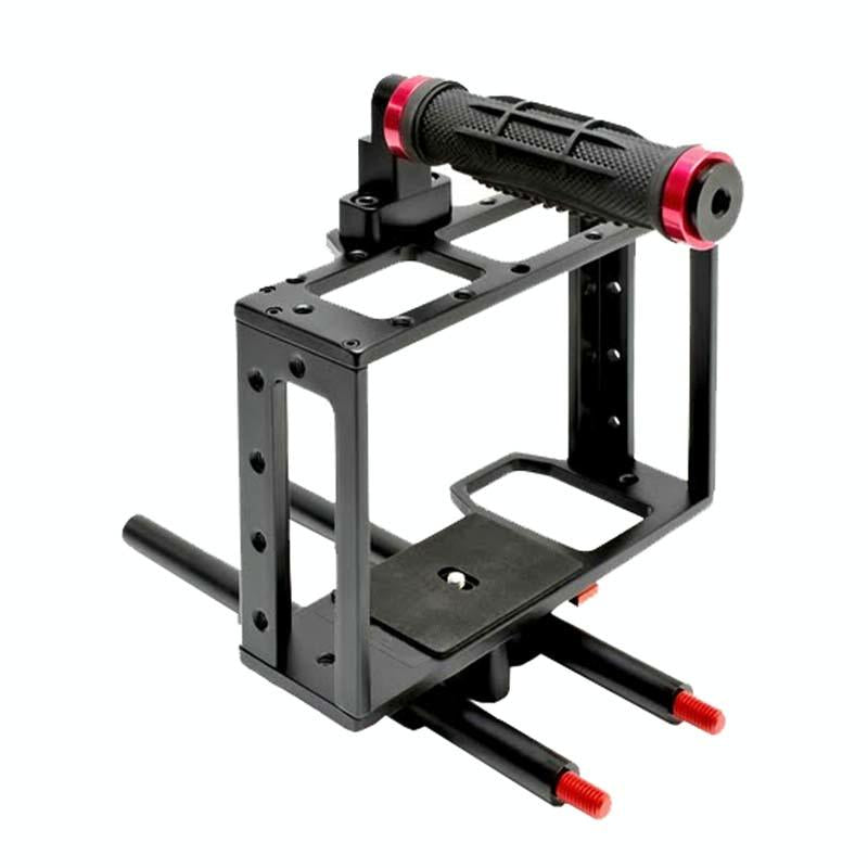NNEIDS Camera Cage Handle Kit For Slr Camera - Black & Red-1