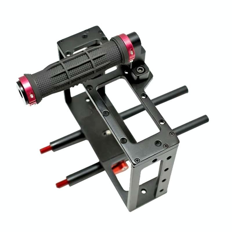 NNEIDS Camera Cage Handle Kit For Slr Camera - Black & Red-2