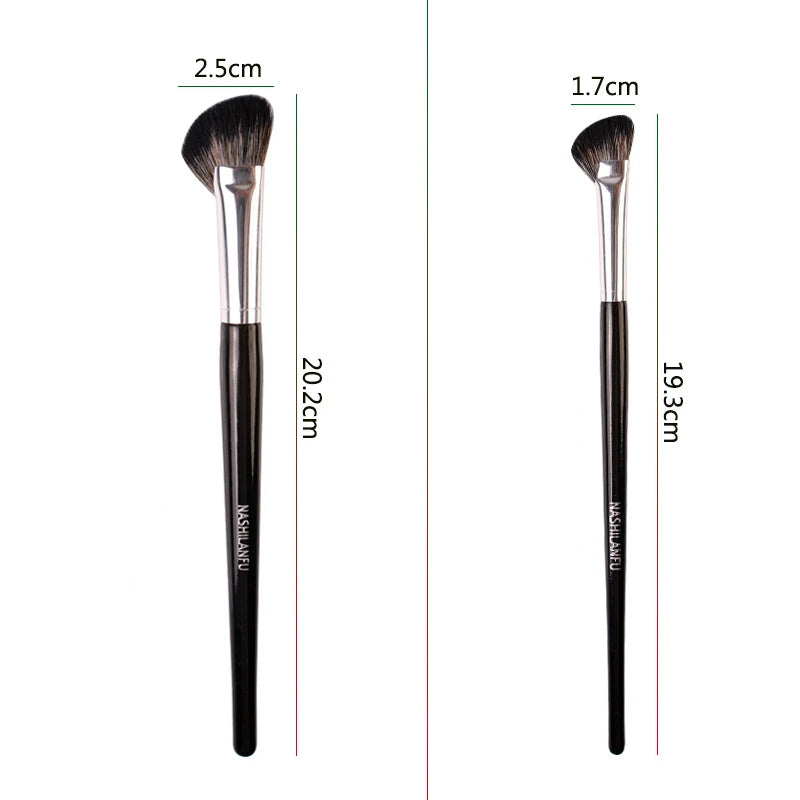 Black Sculpting Brush Professional Makeup Brushes Large Cosmetic Face Cont Bronzer Oblique Powder Blush Brush Face Make Up Tools