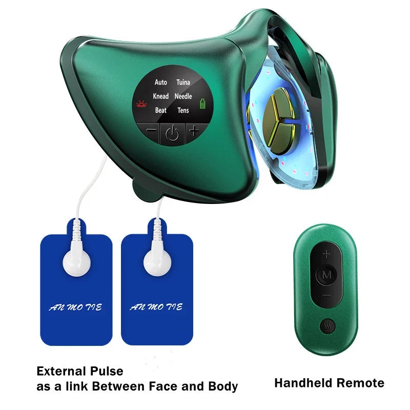 NNEOBA Facial Massager Face-Lifting Device Green-1