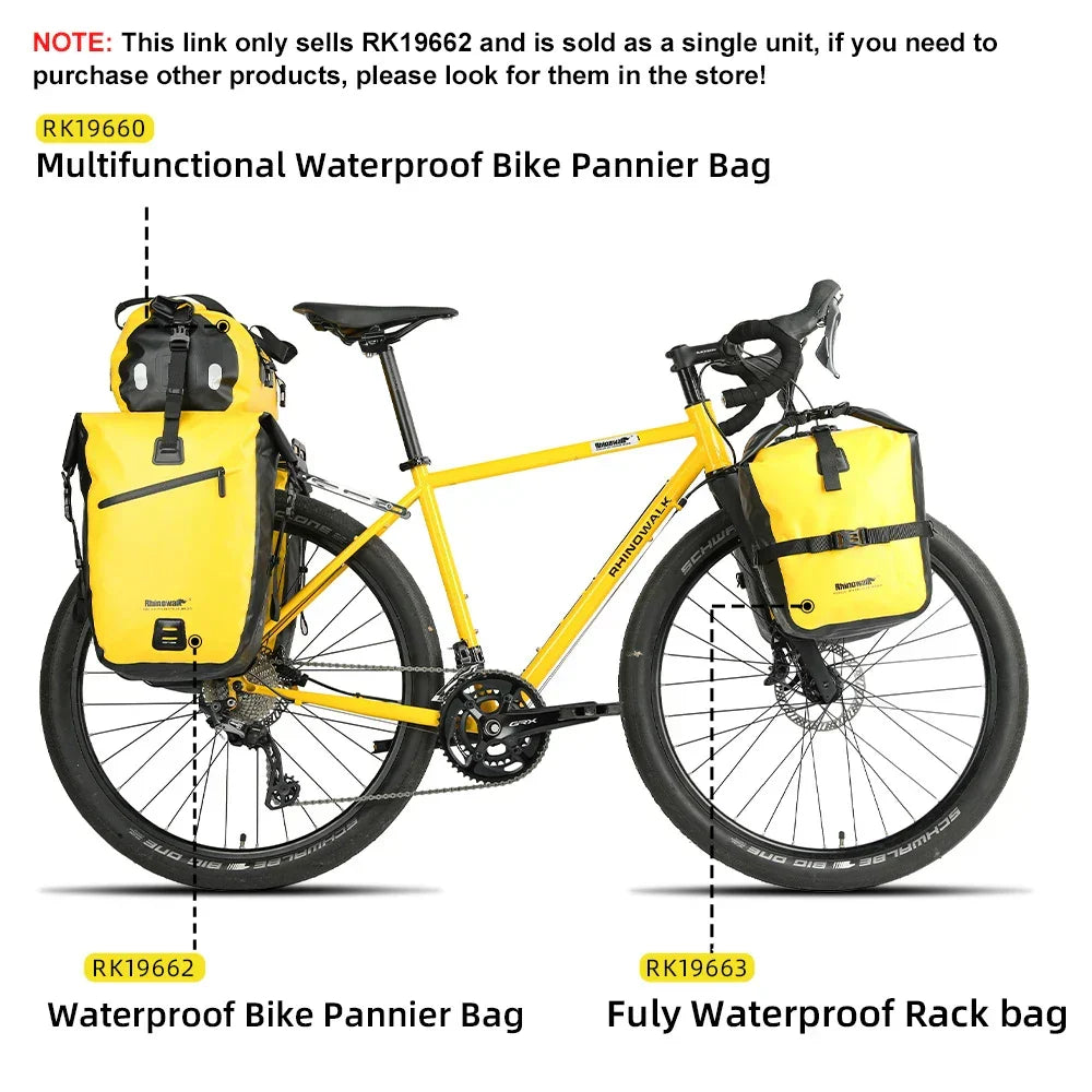 NNEOBA 25L Waterproof Bike Pannier Bag-2