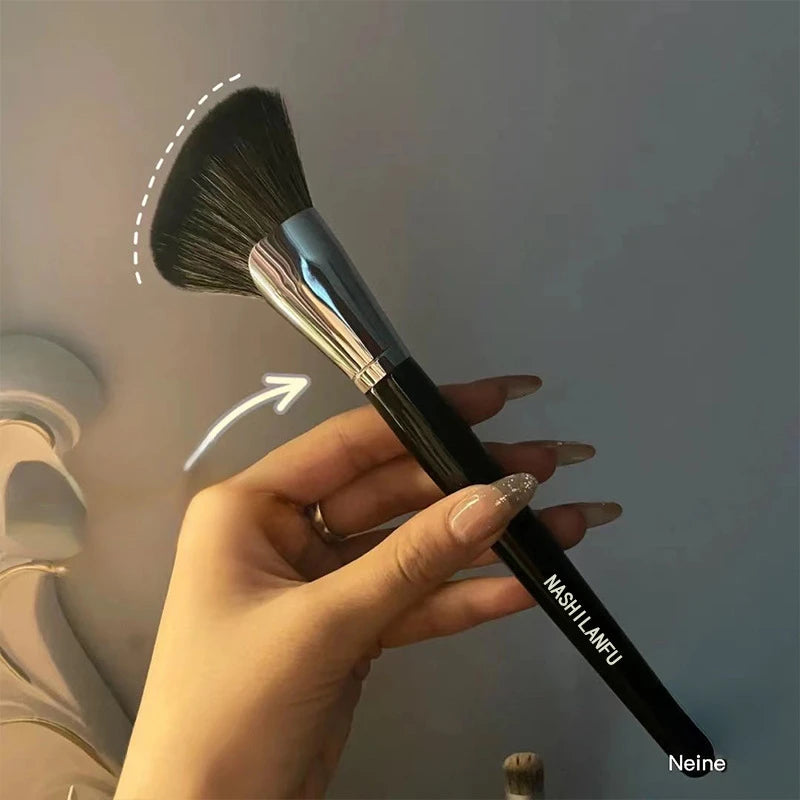 Black Sculpting Brush Professional Makeup Brushes Large Cosmetic Face Cont Bronzer Oblique Powder Blush Brush Face Make Up Tools
