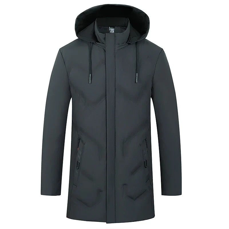 Designer Men's Hooded Bubble Parka Jacket-2