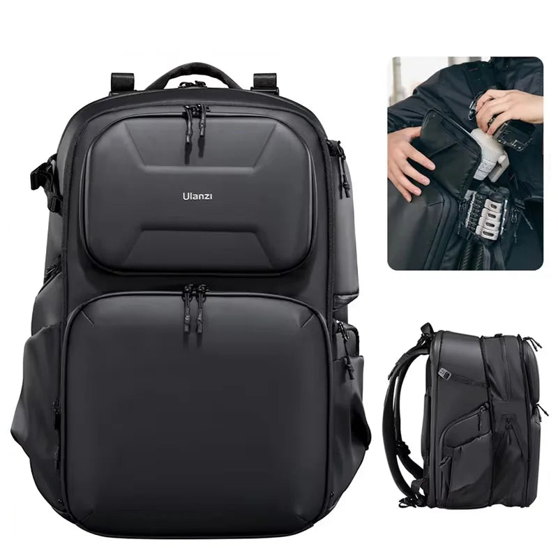 NNEOBA 35L Hardshell Camera Backpack Black-1