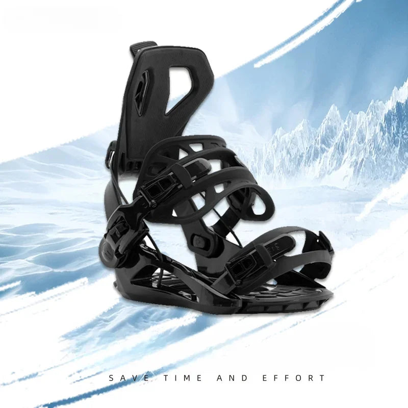 NNEOBA 2025 Adjustable Snowboard Bindings with Quick Release Buckle-1