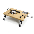 NNEOBA Camping Gas Stove Folding Burner with IGT Table Khaki-0