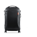 2-in-1 Outdoor Trolley Case Backpack Expandable Black-0