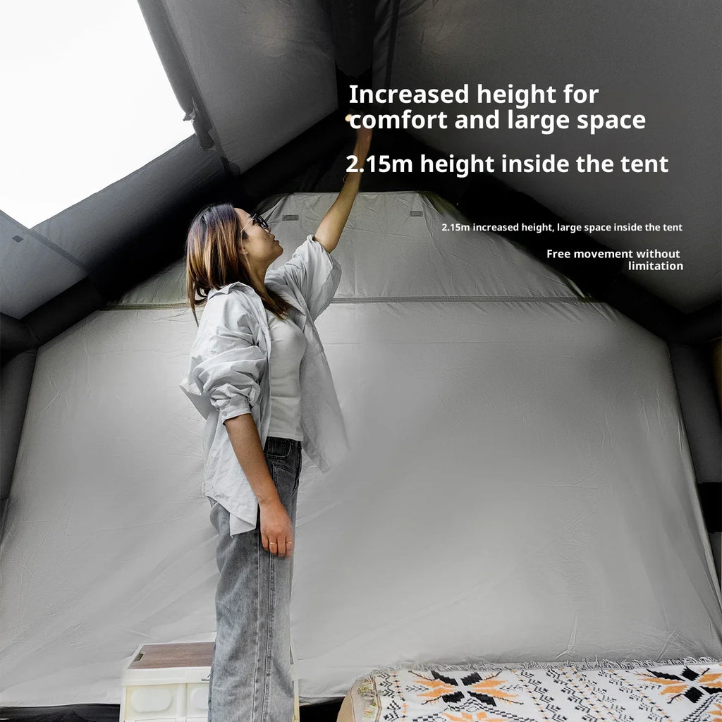 NNEOBA Extra Large Inflatable Camping Tent 3–6 Person Windproof Family-4