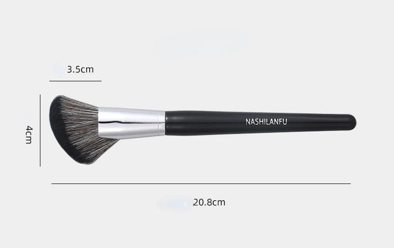 Black Sculpting Brush Professional Makeup Brushes Large Cosmetic Face Cont Bronzer Oblique Powder Blush Brush Face Make Up Tools