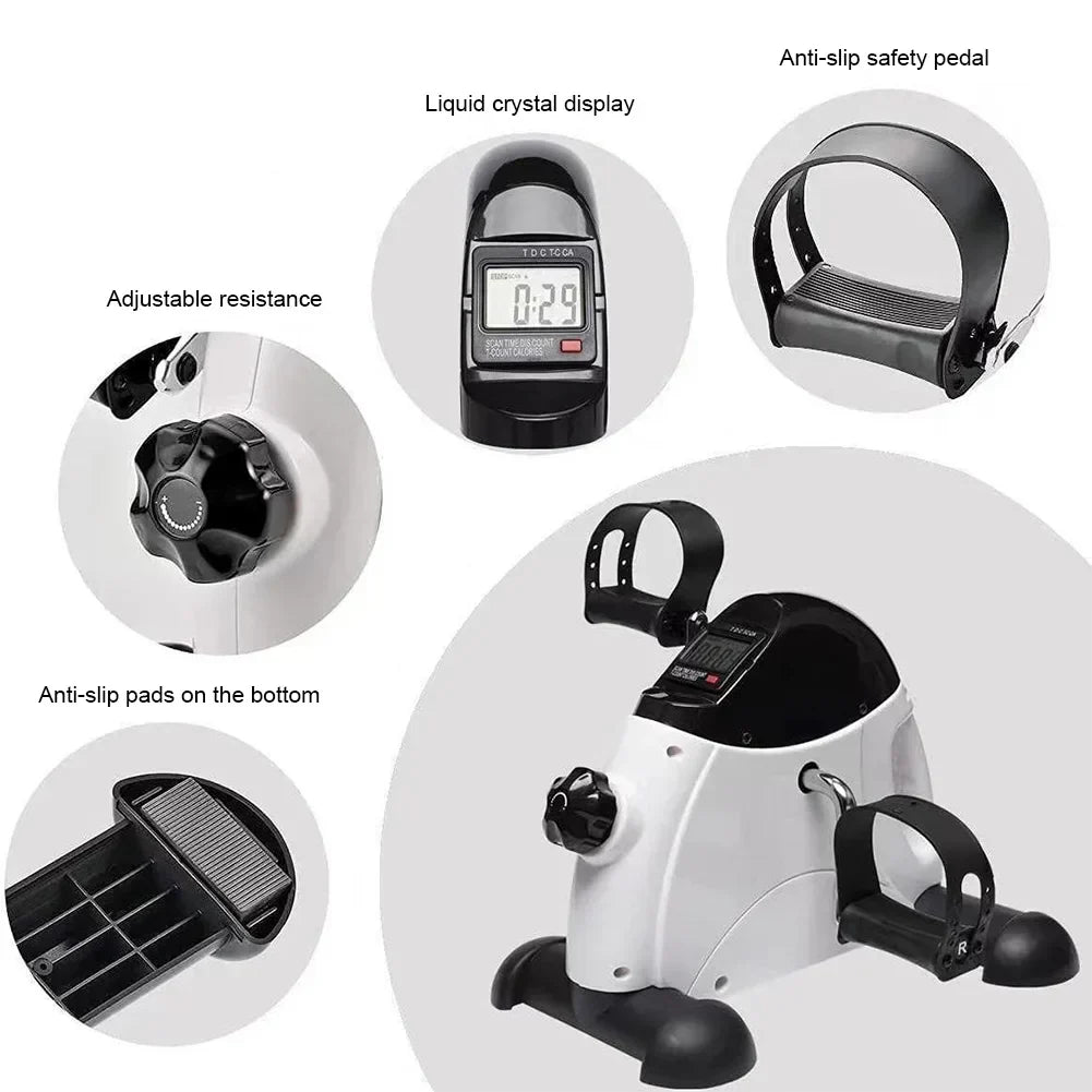 NNEOBA Mini Exercise Bike - Indoor Arm and Leg Trainer-3