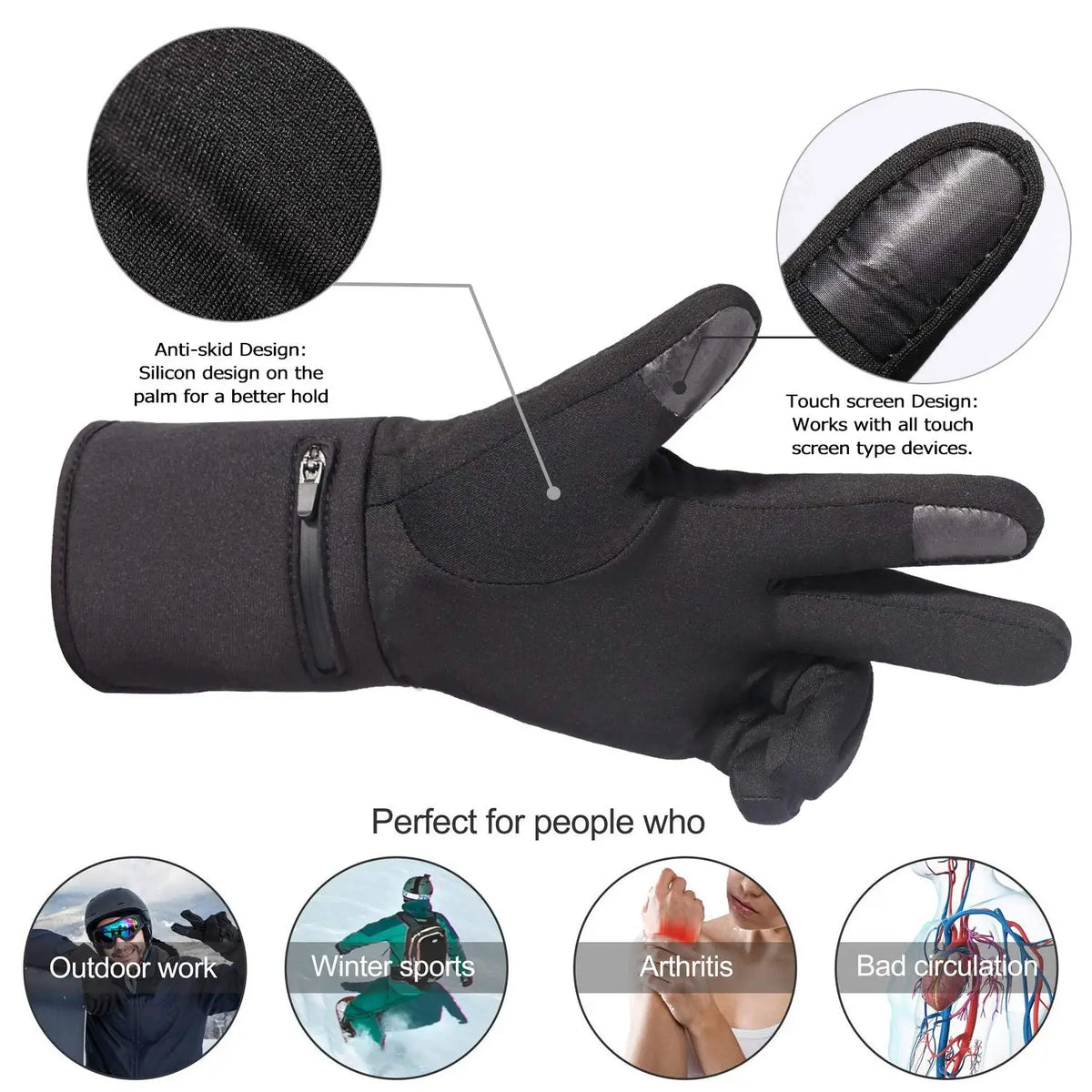 NNEOBA Heated Gloves for Men and Women-4
