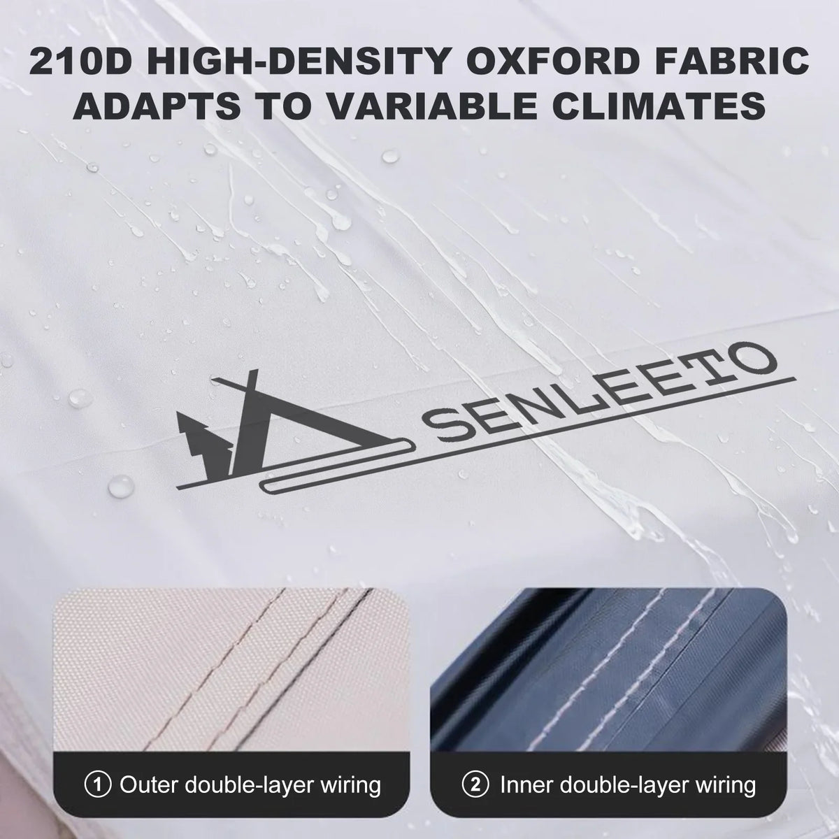 NNEOBA 10×13FT Rainfly Tarp – Waterproof Ultralight Camping Shelter for 6–8 Person-4