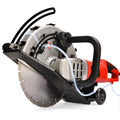 NNEMB 3500W 350mm/14' Electric Concrete Demolition Cut-Off Saw, Wet and Dry Cutting, Diamond Blade, Vacuum Port, 15A Plug-0