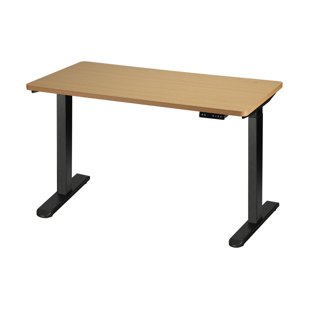 NNEED Sit-Stand Desk Height Adjustable Desk Black&Oak-3