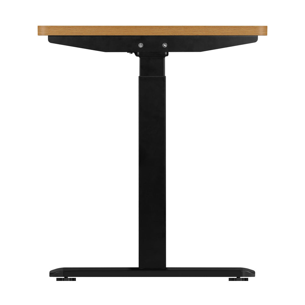 NNEED Sit-Stand Desk Height Adjustable Desk Black&Oak-2