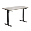 NNEED 140CM Electric Standing Desk Adjustable Black&Grey-Oak-0