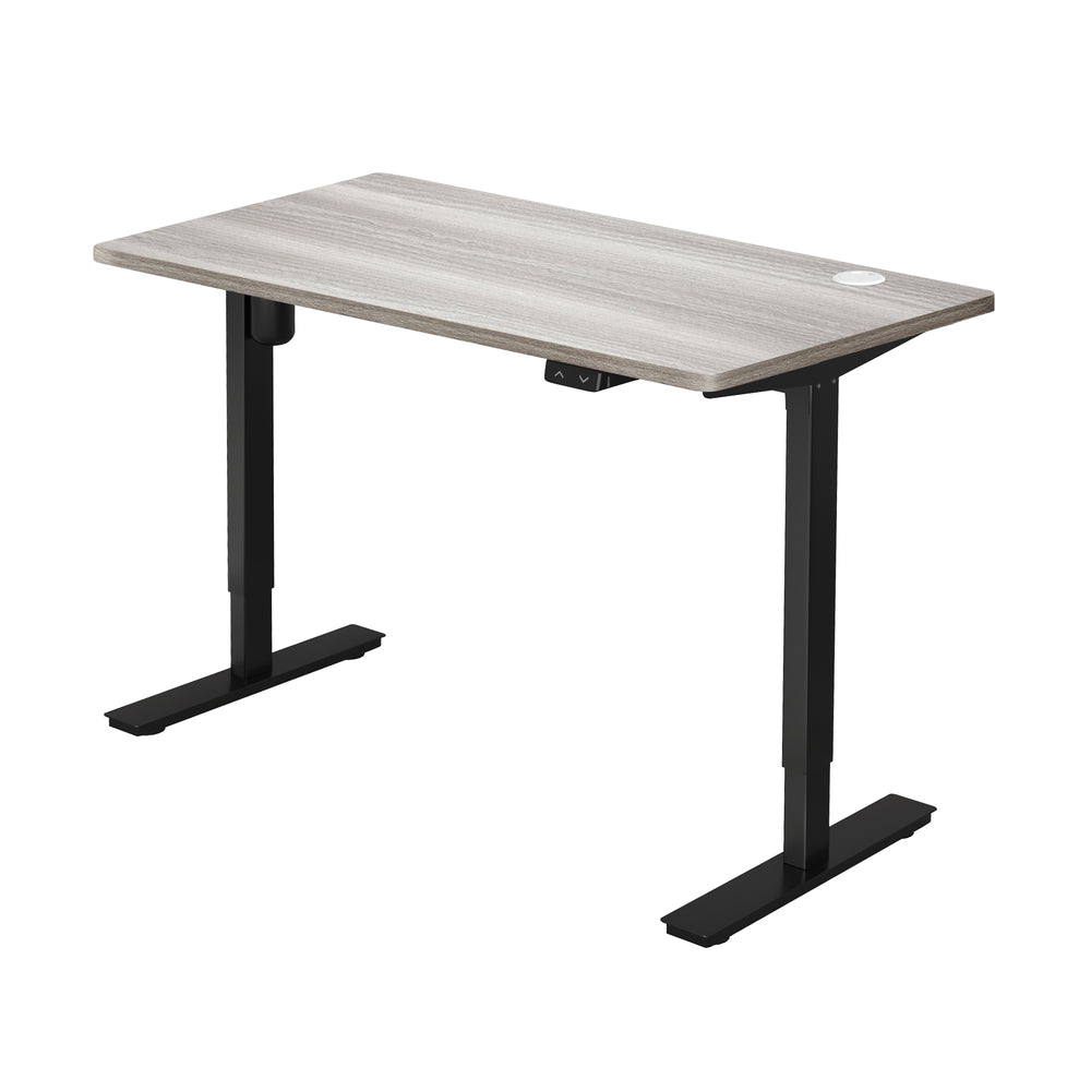 NNEED 140CM Electric Standing Desk Adjustable Black&Grey-Oak-2